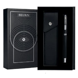 Belius Turbo stylo-plume Système de reservoir rechargeable Noir, Argent 1 pièce(s)