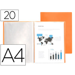 Liderpapel EC68 fichier Orange A4