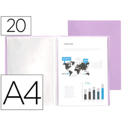 Liderpapel EC69 fichier Violet A4