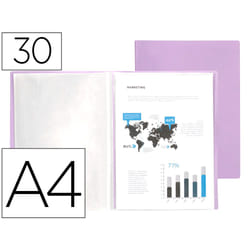 Liderpapel EC75 fichier Violet A4