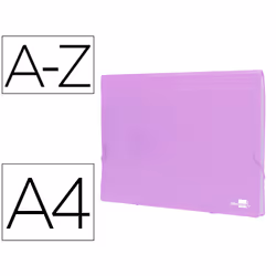 Liderpapel FU38 fichier Polypropylène (PP) Rose A4