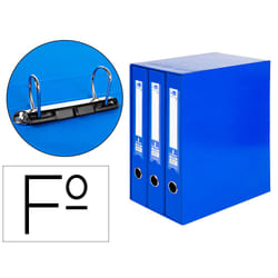 Liderpapel MD31 fichier Carton, Polyvinyl chloride (PVC) Bleu