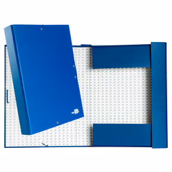 Liderpapel PY51 fichier Carton, PVC Bleu