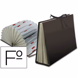Liderpapel FU02 fichier Carton Noir