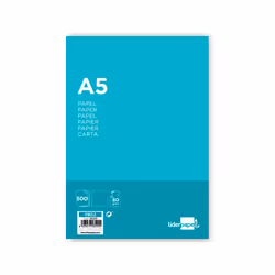 Liderpapel PB02, Photocopie, A5 (148x210 mm), Lisse, 500 feuilles, 80 g/m², Blanc