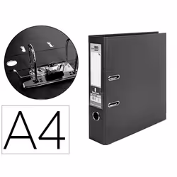 Liderpapel AZ26, Porte-documents, A4, Noir, Mat, 320 mm, 290 mm
