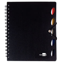Liderpapel BE20 bloc-notes A4 100 feuilles Noir