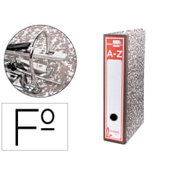 Liderpapel AZ49 fichier Gris, Blanc