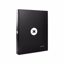 Antartik KA44 classeur à anneaux A4 Noir