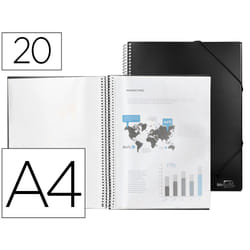 Liderpapel EC30 fichier Noir A4