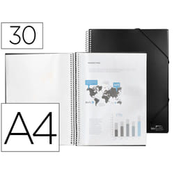 Liderpapel EC31 fichier Noir A4