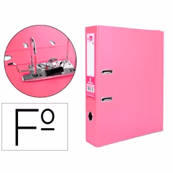 Liderpapel AY27 fichier Polyvinyl chloride (PVC) Rose Folio