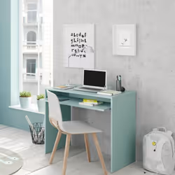 Table d'ordinateur verte économique La table de bureau blanche ou table d'ordinateur iJoy est une solution belle et pratique  ...