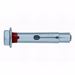 Cheville anti-rotation pour charges moyennes avec vis Inox A2 tête hexagonale (M8 x 80 mm D. 10 mm). Fabriqué en Inox A2. Uti ...