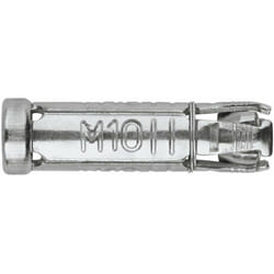 Index - Cheville à ailettes en acier pour charges lourdes - Douille- Inox A4 M6 x 40 Ø10 - Boite de 50