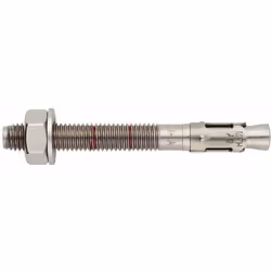Goujon d'ancrage mâle charges lourdes pour béton non fissuré - Tige inox A2 - Bague inoxA2 M6 x 45 Ø6 - Boite de 200