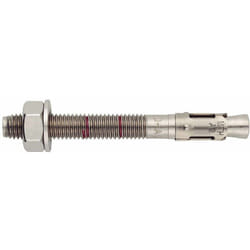 Index - Goujon d'ancrage mâle charges lourdes pour béton non fissuré - Tige inox A2 - Bague inoxA2 M6 x 45 Ø6 - Boite de 200