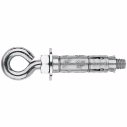 Cheville pour fixation mi-lourdes dans matériaux pleins ou creux - Piton - Zamak M8 x 50 Ø14 - Boite de 50