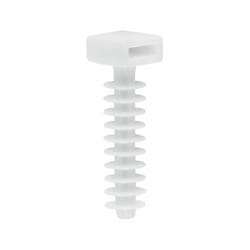 Index - Taquet collier Blanc - Boite de 100 Ø8