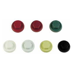 Index - Boite de 1000 - Capuchon pour vis à tête hexagonale - Nylon M10 - Rouge corail