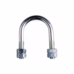 Étrier de fixation pour tube - Zingué M6 - Ø15 x 21 - Boite de 100