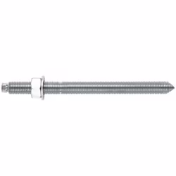 Tige filetée pour scellement chimique avec rondelle et écrou - Inox A2 M10 x 130 - Boite de 10