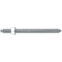 Index - Tige filetée pour scellement chimique avec rondelle et écrou - Inox A2 M10 x 130 - Boite de 10