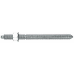 Index - Tige filetée pour scellement chimique avec rondelle et écrou - Inox A2 M20 x 260 - Boite de 6