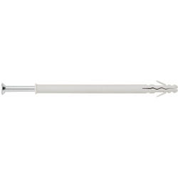 Index - Cheville à frapper à 2 ailettes - Vis tête fraisée - Polyamide 6.6 10 x 100 Ø10 - Boite de 100