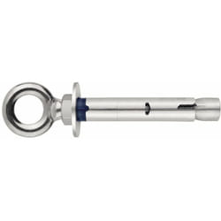 Index - Cheville anti-rotation pour charges moyennes - Piton forgé - Inox A2 M6 x 45 Ø8 - Boite de 100