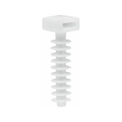 Index - Taquet collier Blanc - Boite de 100 Ø6