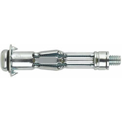 Index - Boite de 100 - Cheville Indemoll pour fixation dans matériaux creux - Vis à tête bombée M6 x 46 ø 12