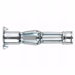 Cheville Indemoll sans vis pour fixation dans matériaux creux (M5 x 52 mm D. 10 mm). Revêtement : zingué. Utilisation sur : p ...