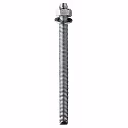 Boite de 12 - Tiges filetées pour fixations chimiques - Zingué M6 x 70 Ø6