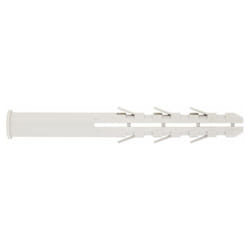 Système de fixation d'echafaudages et sur façades Cheville - 8 ailettes - Nylon 14 x 130 Ø14 - Boite de 20