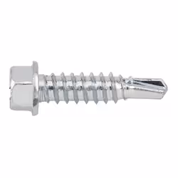 Vis autoperceuse - Tête hexagonale - Pointe foreuse reduite - Zingué 6,3 x 25 - Boite de 500