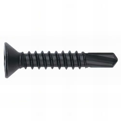 Index - 500 vis autoperceuses ph, tête fraisée 4,8 x 38 mm zingué noir pour tôle et pvc - NBP4838