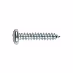 Vis auto-perceuses - filetées à tôle et PVC - Tête bombée - Empreinte PH - Zinguée 3,9 x 38 - Boite de 250