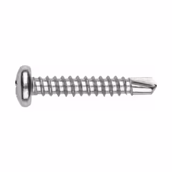 Vis auto-perceuses filetées à tôle et PVC - Tête bombée Inoxydable - Empreinte Phillips - Inox A2 3,5 x 13 - Boite de 500
