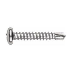 Vis auto-perceuses filetées à tôle et pvc - Tête bombée Inoxydable - Empreinte Phillips - Inox A2 4,2 x 25 - Boite de 250