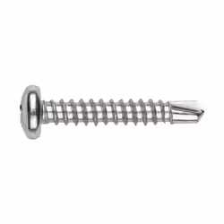 Vis auto-perceuses filetées à tôle et PVC - Tête bombée Inoxydable - Empreinte Phillips - Inox A2 4,8 x 16 - Boite de 250