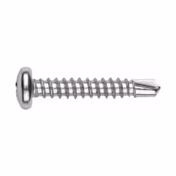 Vis auto-perceuses filetées à tôle et PVC - Tête bombée Inoxydable - Empreinte Phillips - Inox A2 4,8 x 38 - Boite de 250