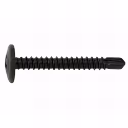 Vis autoperceuses, tête bombée basse pour tôle et PVC. Empreinte PH, avec rondelle estampée. Dimensions : 4,2 x 32 mm. Revête ...