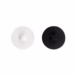 Boite de 1000 vis auto-perceuses - filetées à tôle et PVC - Vis pour la menuiserie PVC Capuchon blanc et noir pour vis PVC-71 ...