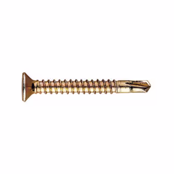Vis pour la menuiserie PVC filetées à tôle - Pointe foreuse pilote - Bichromatée 3,9 x 16 - Boite de 1000