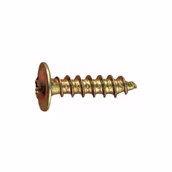 Boite de 1000 - Vis auto-perceuses pour la menuiserie PVC - Tête bombée basse avec rondelle - Bichromaté 4 x 17 mm