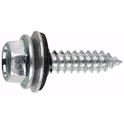 Vis à tôle - Tête hexagonale - Rondelle vulcanisée acier-EPDM 6,3 x 25 P18 - Boite de 500