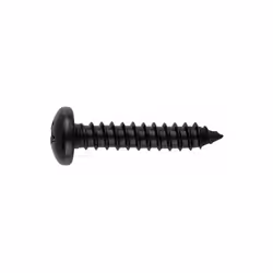 Vis auto-perceuses - filetées à tôle et PVC - Vis à tole - tête bombée Noire - Empreinte PH 4,8 x 38 - Boite de 250