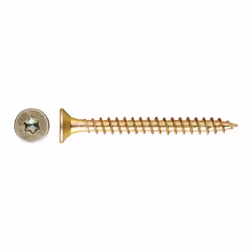 Vis à bois - Tête fraisée - Empreinte Torx - Bichromatée 4 x 70 - Boite de 250