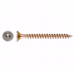 Vis à bois. Tête fraisée. Empreinte Torx. Dimensions : 6 x 70 mm. Revêtement : bichromaté. Produit homologué CE. Utilisation  ...
